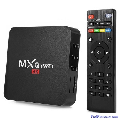 Android Tivi box MXQ PRO 4K S905 (Đen) 