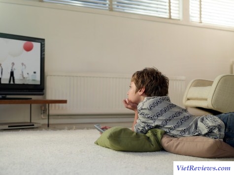 tác hại của xem tivi đối với trẻ em