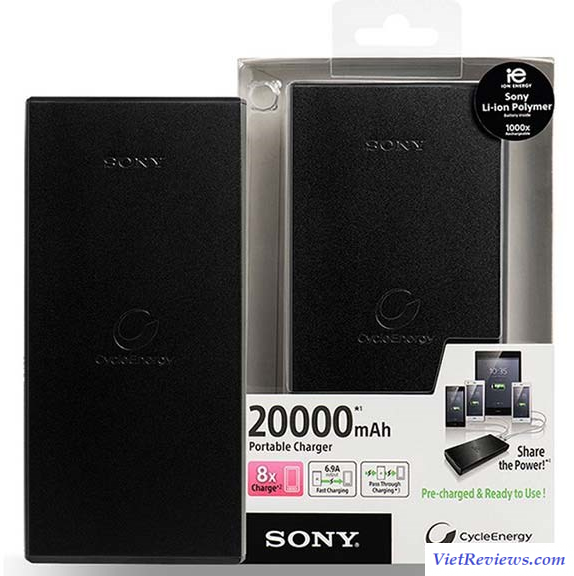 sạc dự phòng Sony 20000mAh