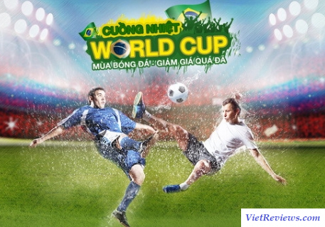 Khuyen mai tivi World Cup Lazada